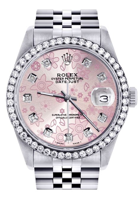 ladies rolex datejust floral|rolex ladies datejust price.